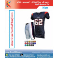 Impression par sublimation uniformes de football américain / uniforme de football des Etats-Unis
